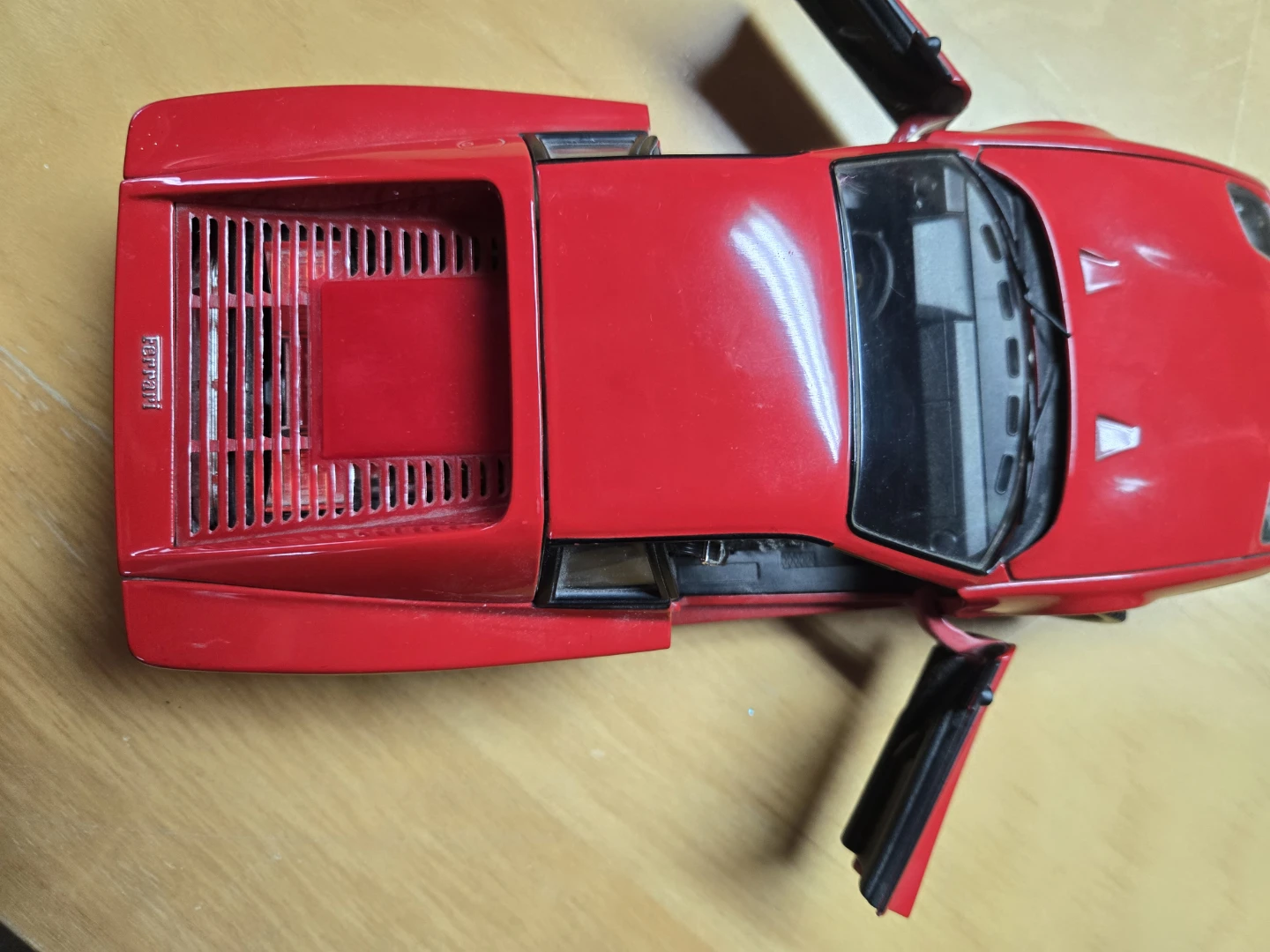 Red Ferrari F512M Model Car - photo 2