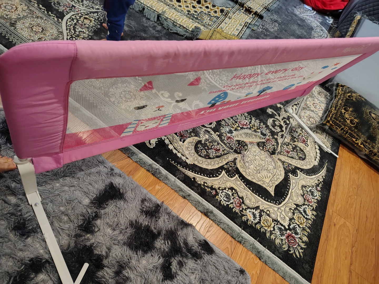 Pink Kid's Bed Rail - photo 2