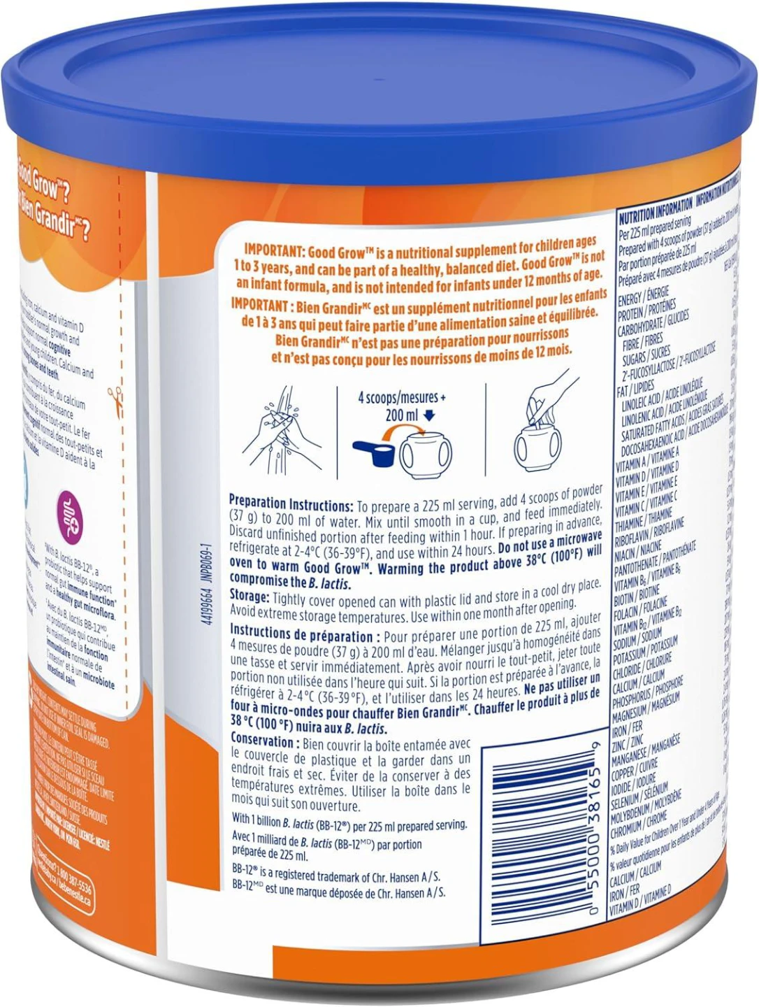 Good Grow Bien Grandir Toddler Milk Drink - photo 2