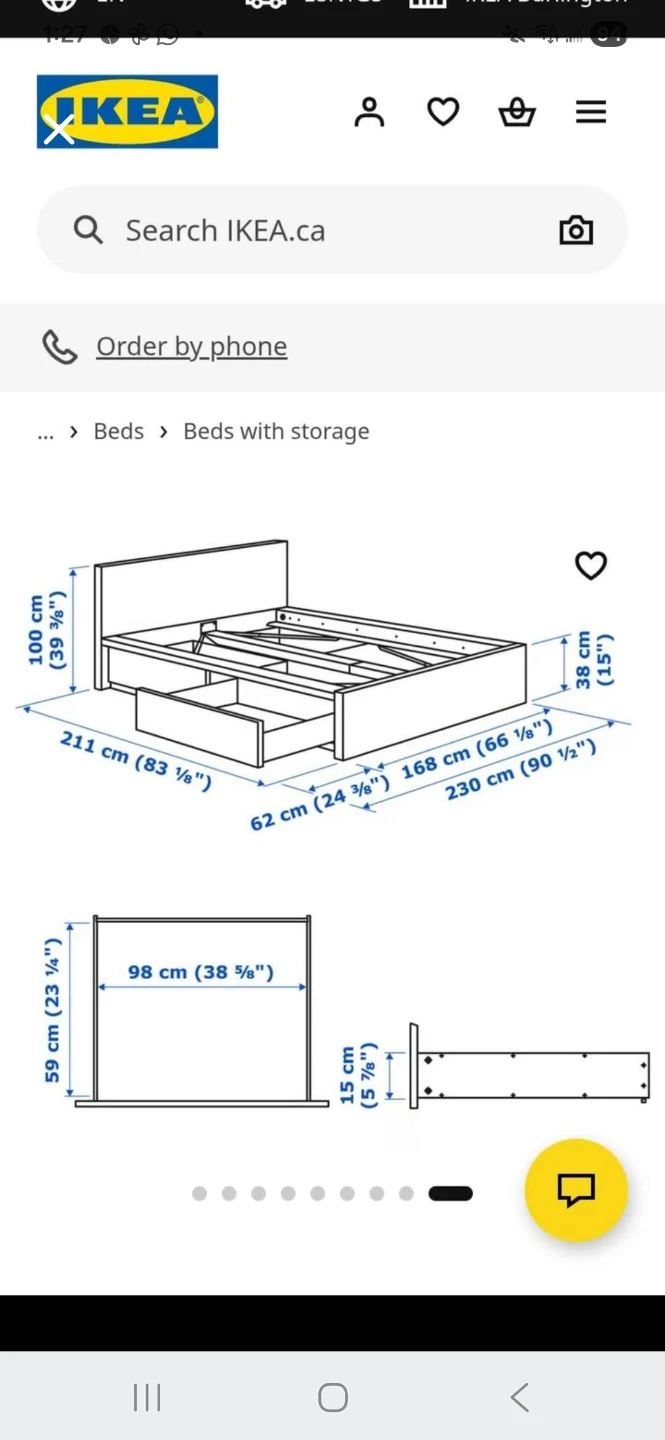 IKEA MALM 4 Storage Boxes - Queen - photo 4
