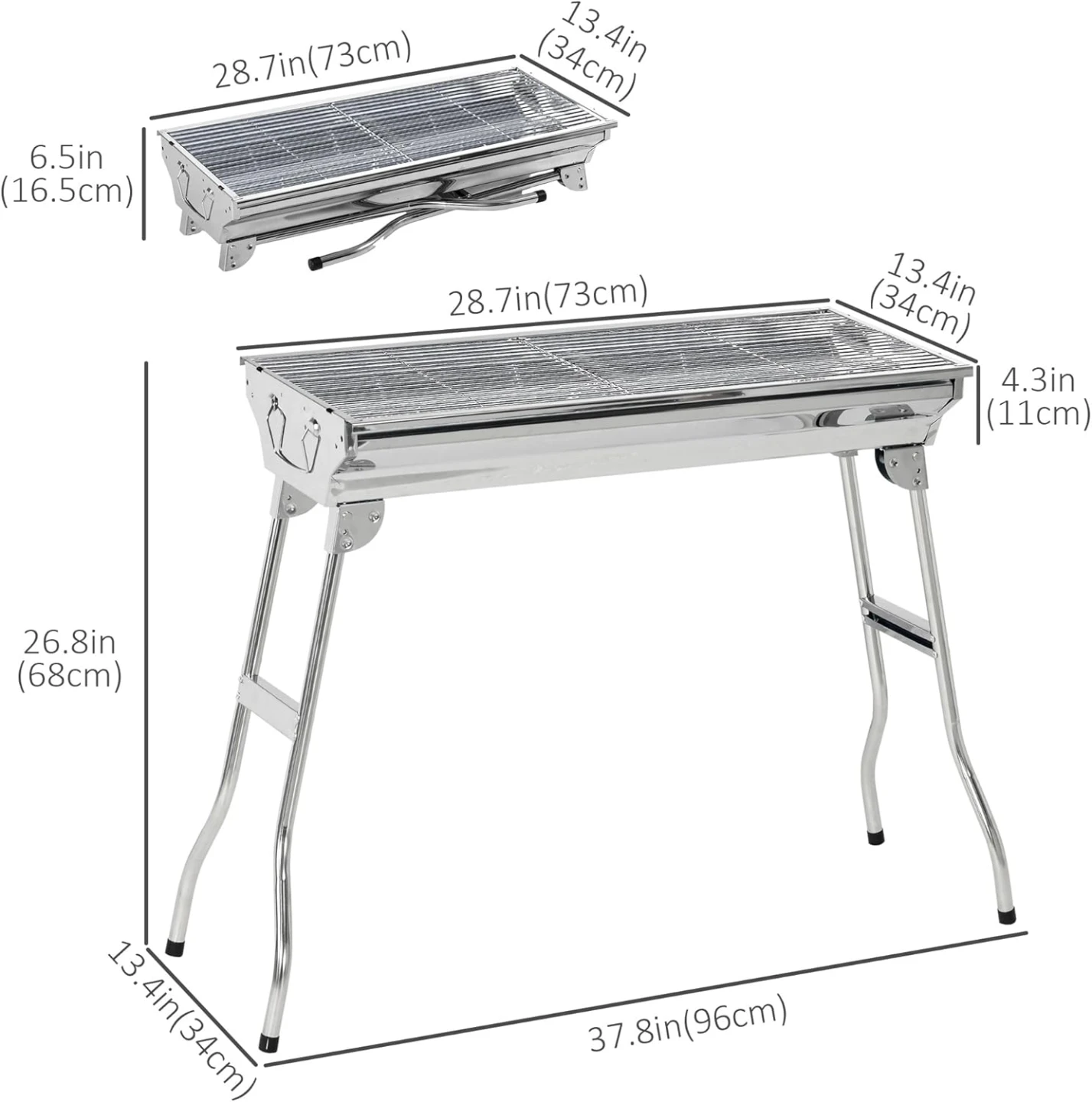 Portable Outdoor Charcoal BBQ Grill - photo 4