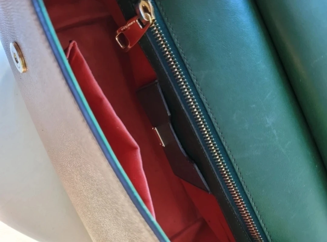 Dolce & Gabbana Colorblock Leather Miss Sicily Top Handle Bag - photo 3