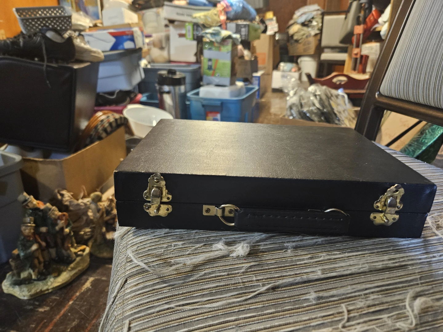Black Backgammon Game Set - photo 3