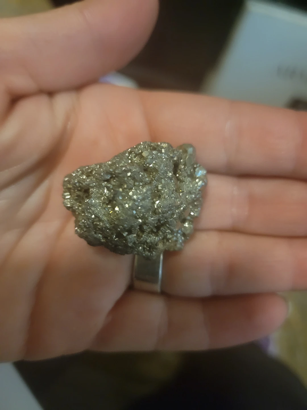 Raw pyrite cluster