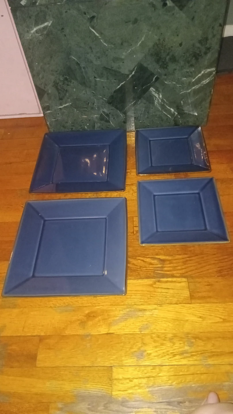 Blue Ceramic Dish Set - photo 2