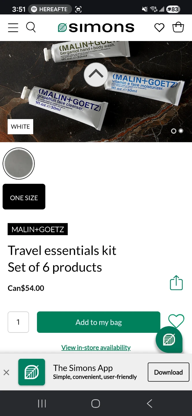 MALIN+GOETZ Travel Essentials Kit - Set of 6 - photo 3