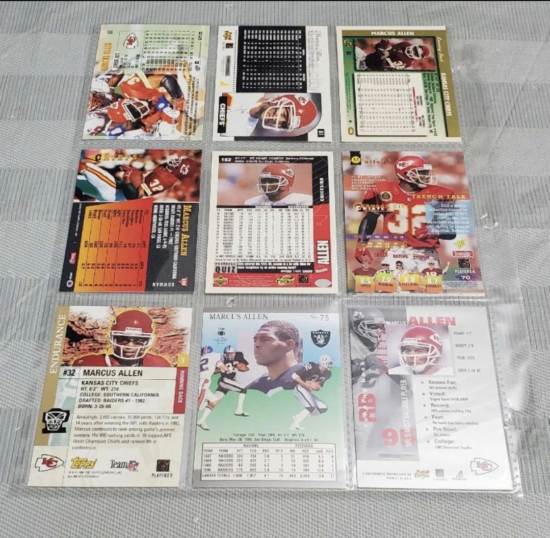 36 Card NFL HOF Marcus Allen - photo 5