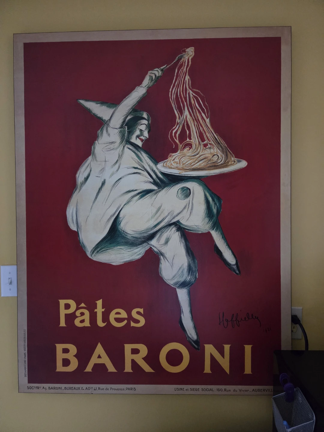 Pâtes Baroni Vintage Poster