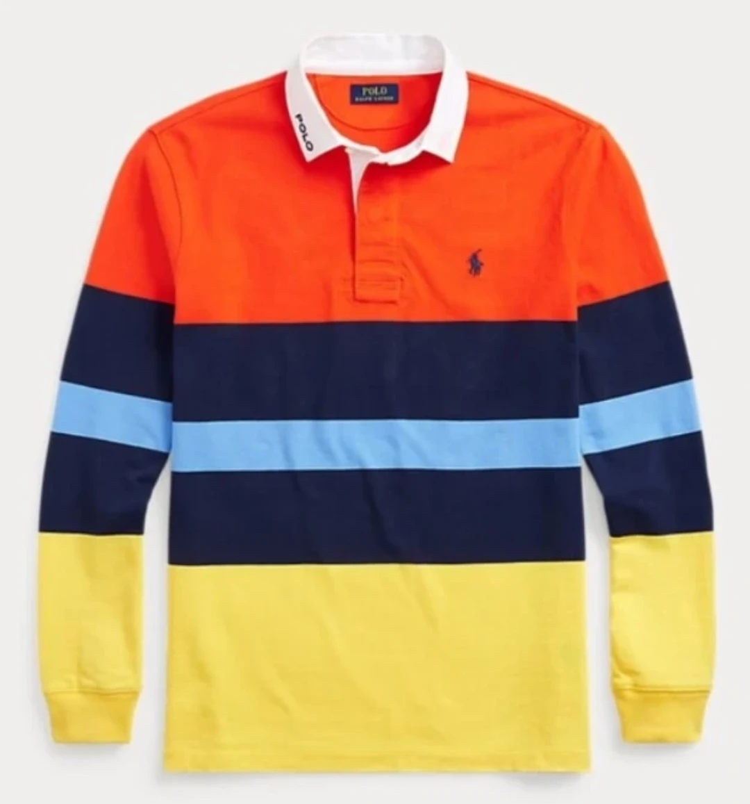 Polo Ralph Lauren The Iconic Rugby Shirt Striped Classic Large - photo 4
