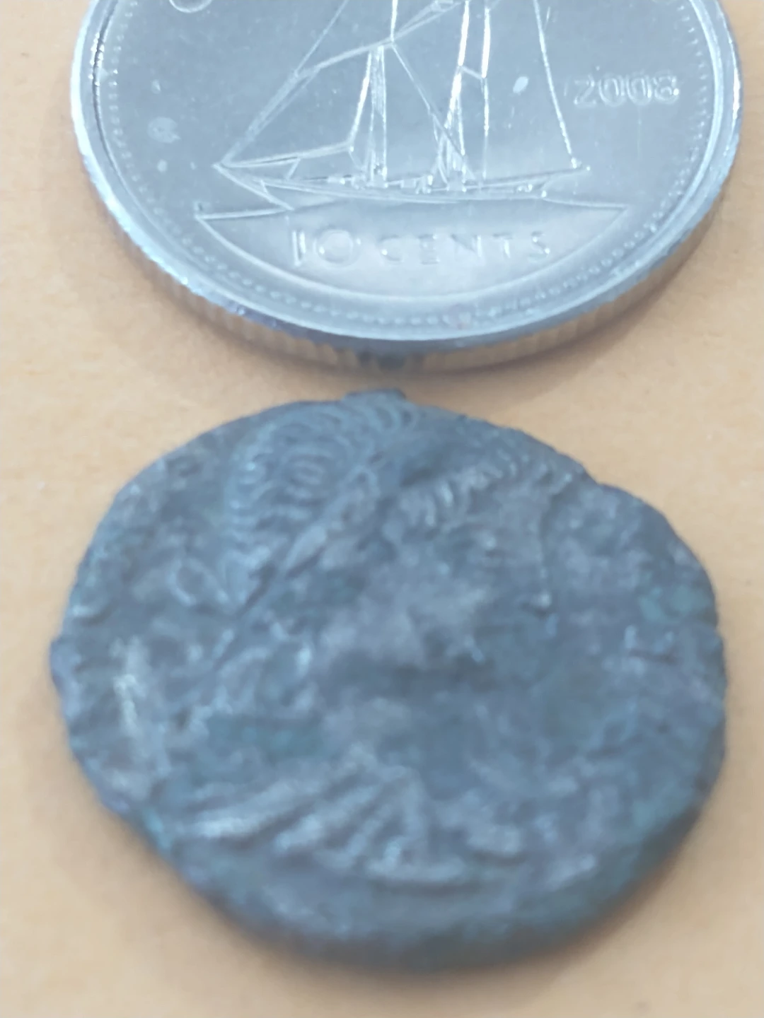 Ancient Roman silver denarius, unattributed - photo 3