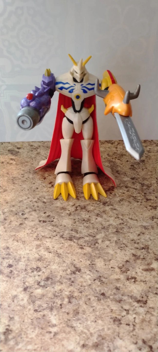 Vintage 2000 Digimon Omnimon Omegamon Bandai PVC Action Figure - photo 3