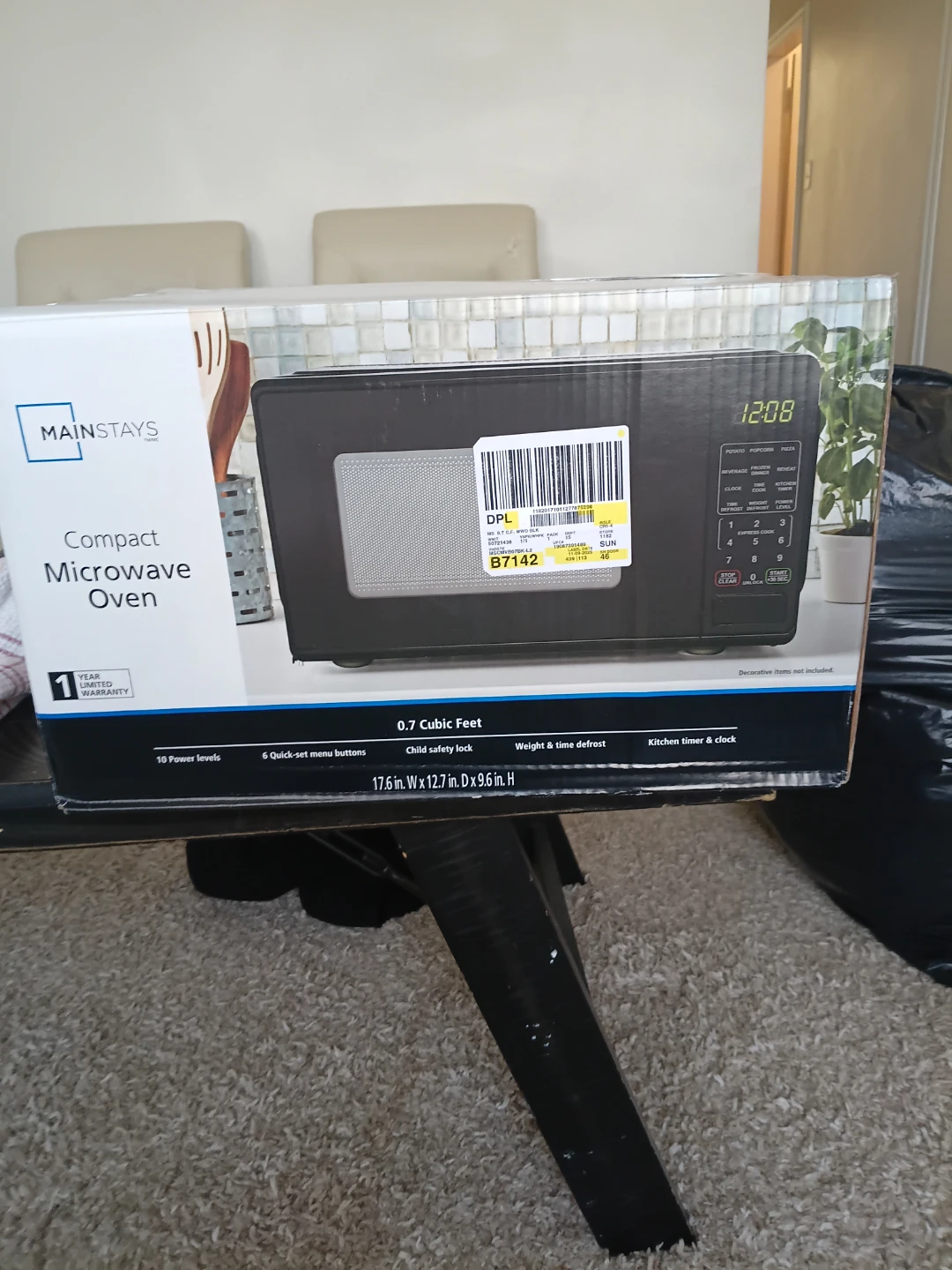 Mainstays Compact Microwave Oven