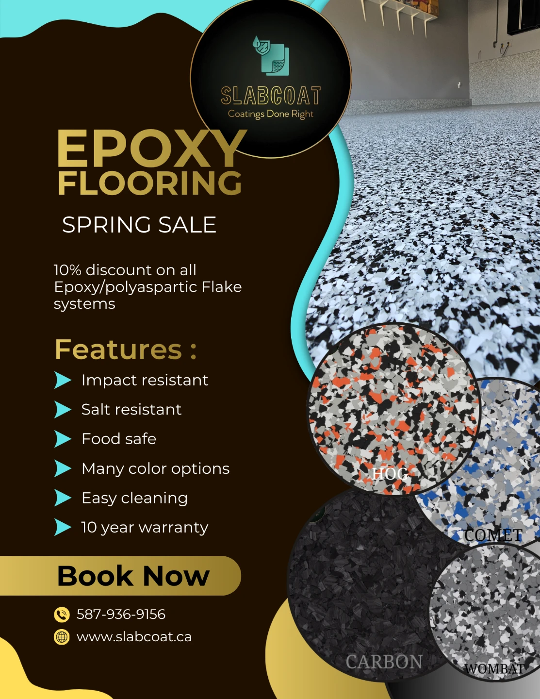 Epoxy/Polyaspartic Flake Systems