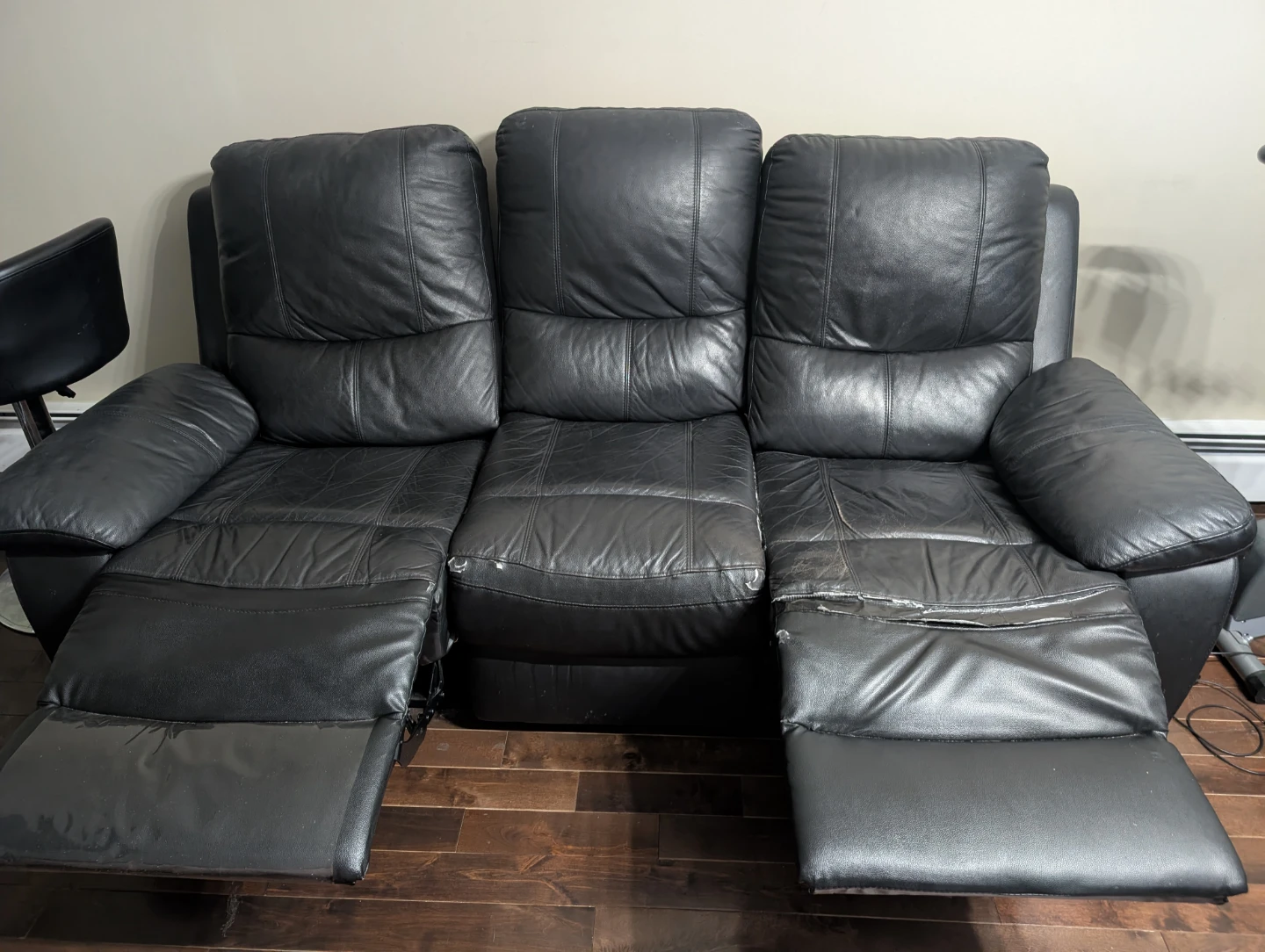 Set of 3 Recliner Sofas