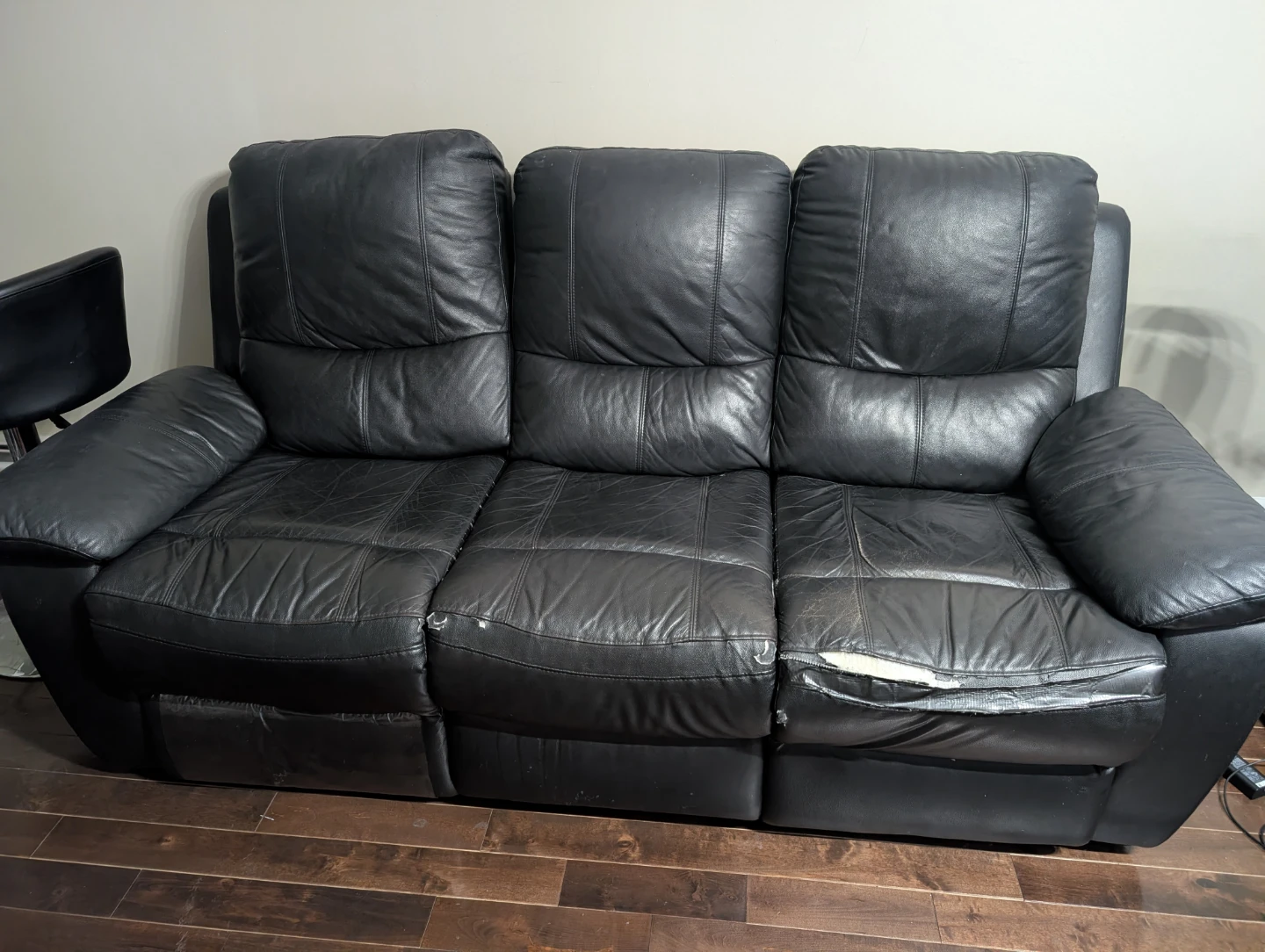 Set of 3 Recliner Sofas - photo 2