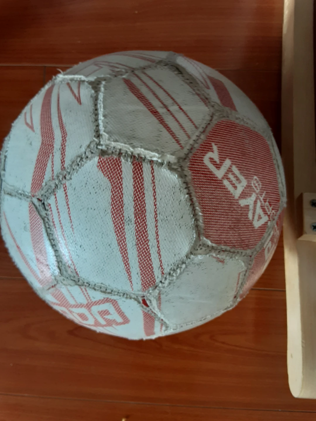 AYER Soccer Ball - White/Red - photo 2