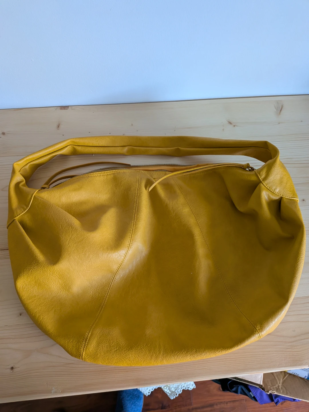Free People Yellow Slouchy Hobo Handbag - photo 2