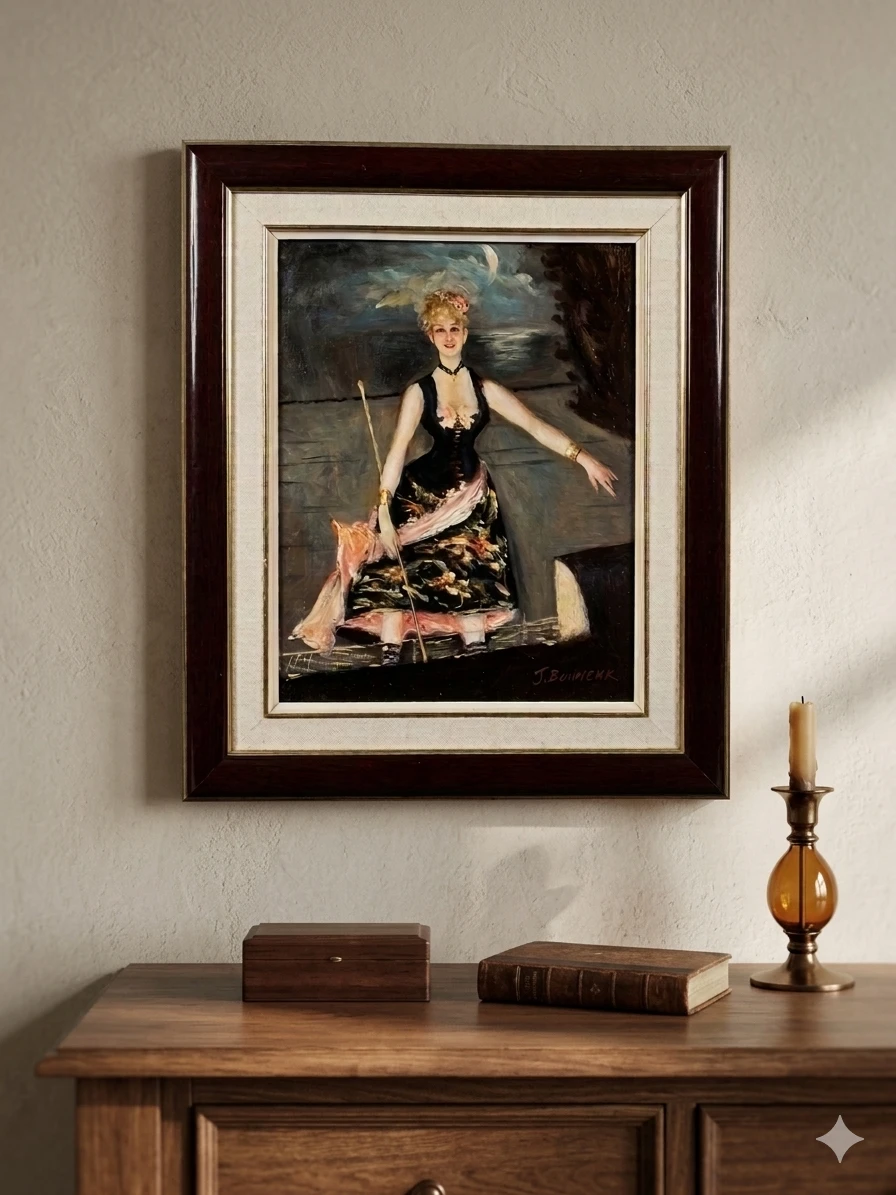 Oil Painting "Belle Époque" by J. Bonheur - photo 2