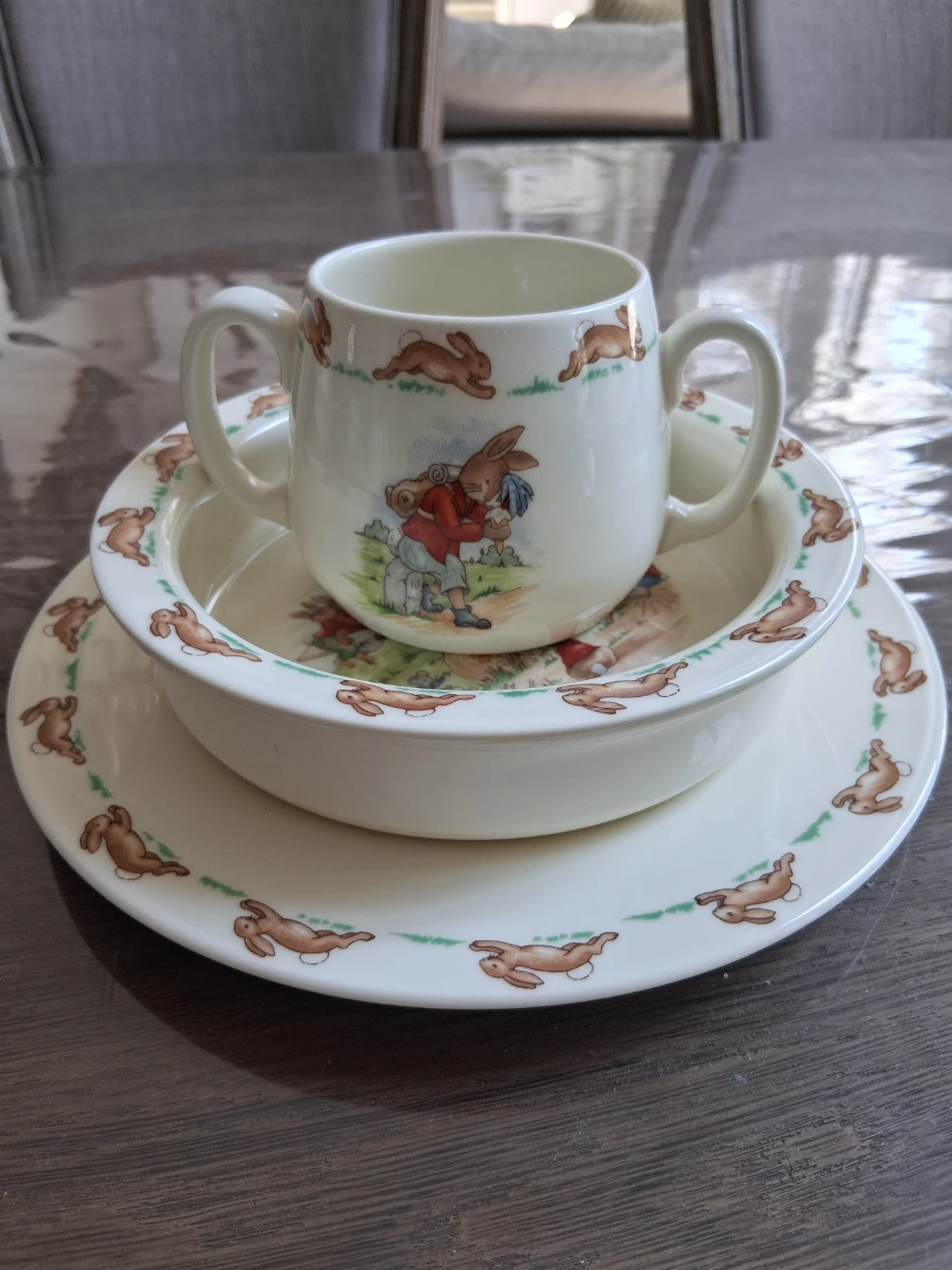 Peter Rabbit Baby Bowl and Plate Set
