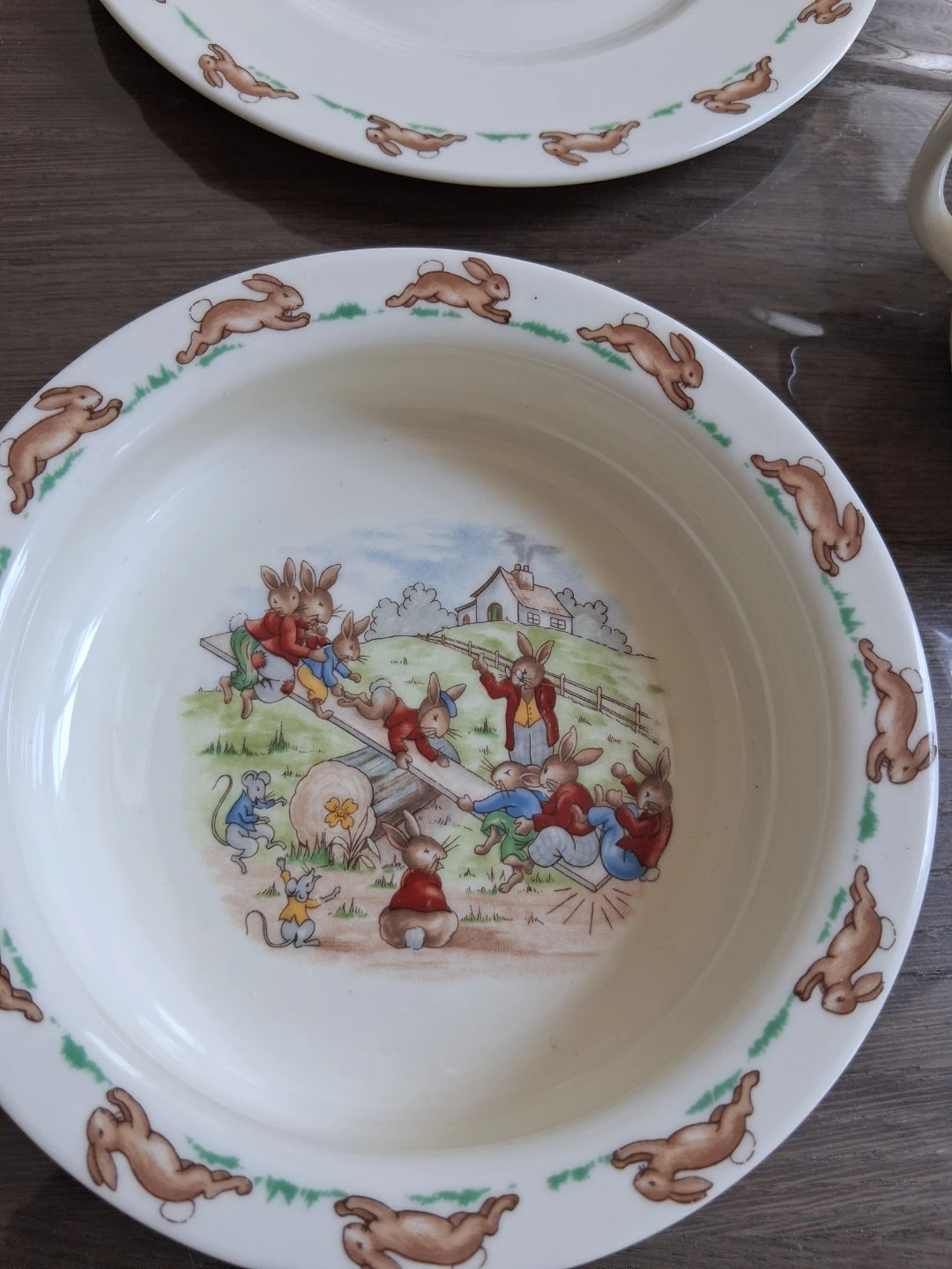 Peter Rabbit Baby Bowl and Plate Set - photo 4