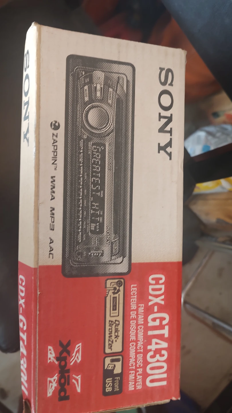 Sony CDX-GT430U FM/AM Compact Disc Player