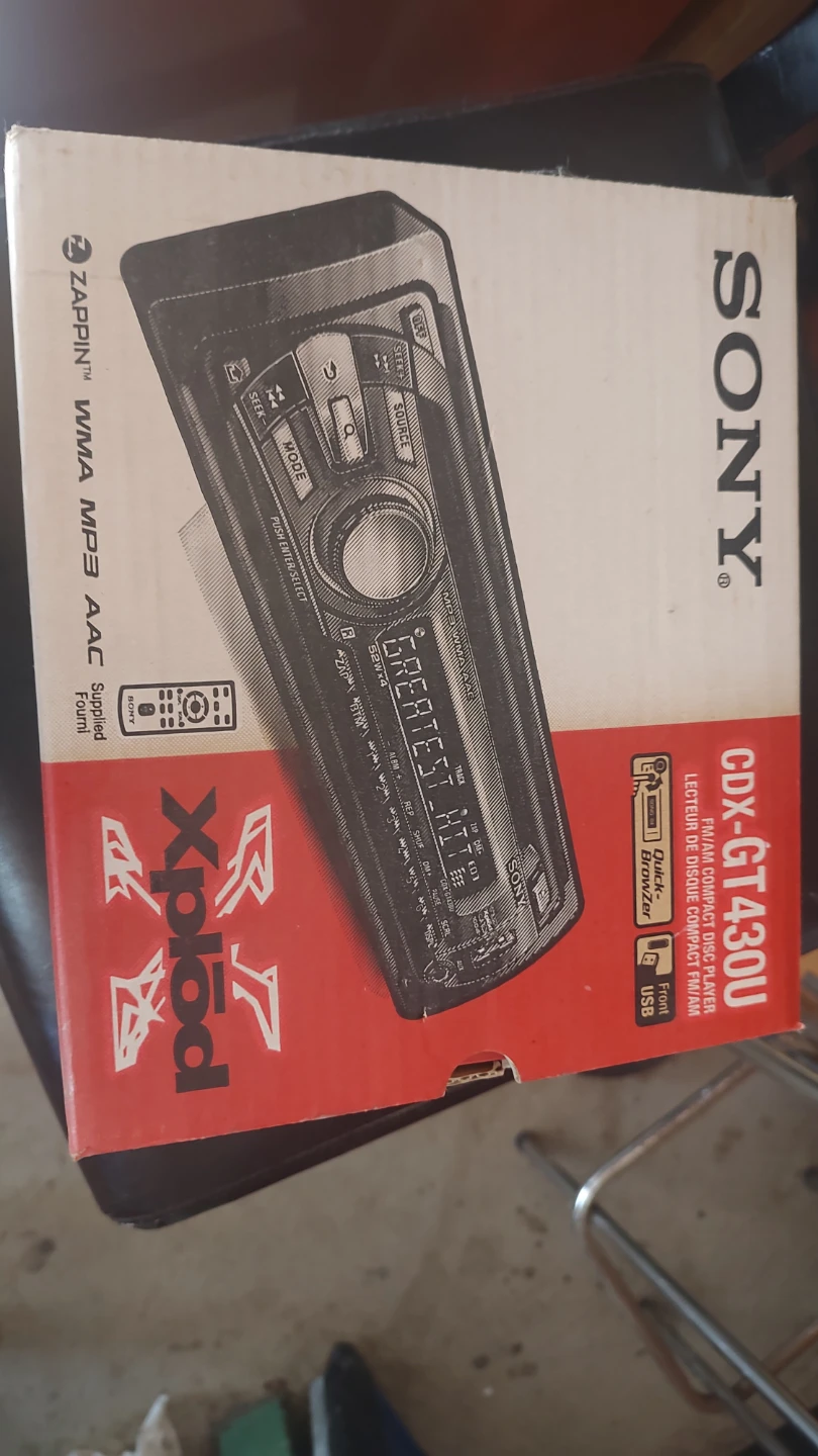 Sony CDX-GT430U FM/AM Compact Disc Player - photo 3