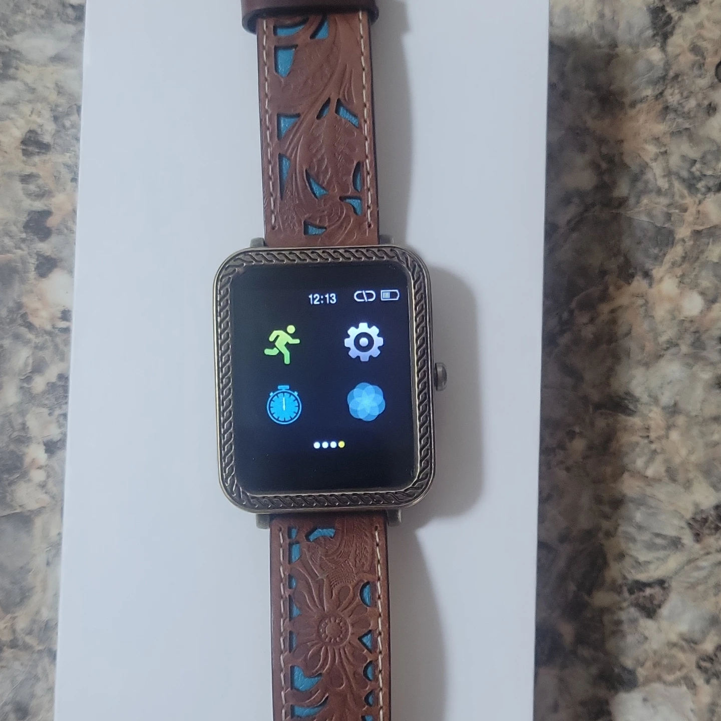 Women's Smartwatch with Western Style Leather Band - photo 3