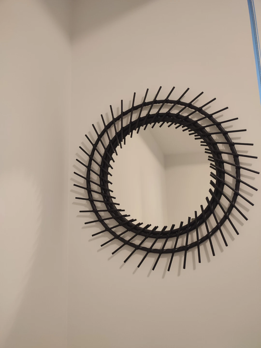 Black Sunburst Mirror