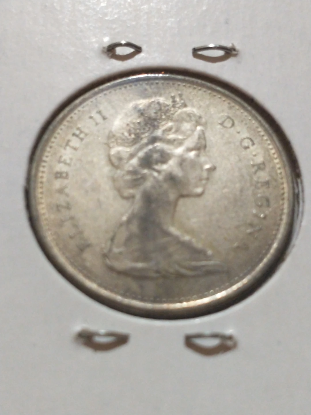 1968 Canada silver quarter - photo 3