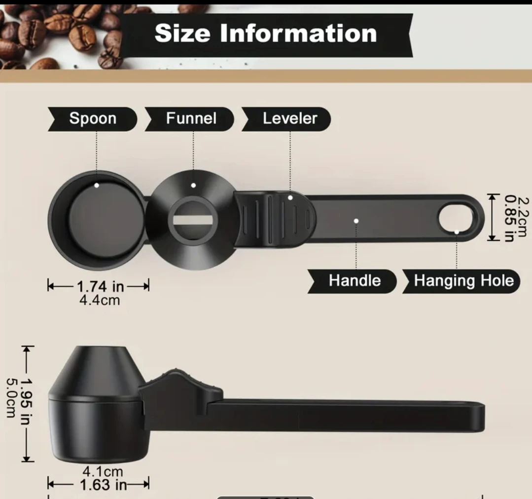 Sprout Self-Leveling Funnel Coffee Scoop - photo 3