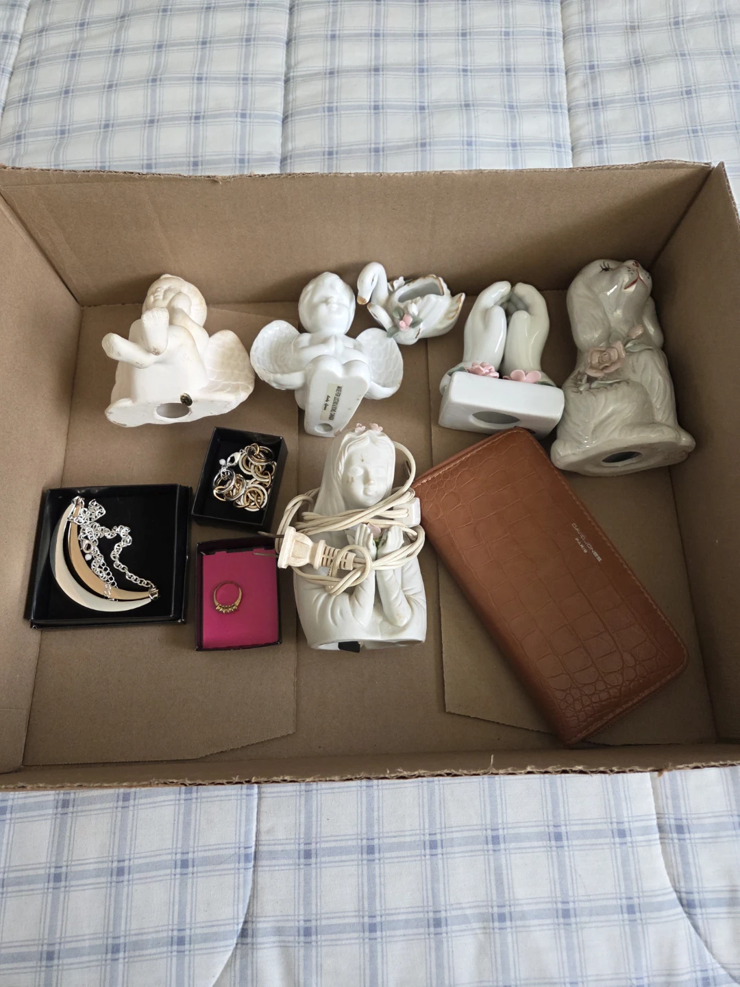Assorted Decorative Ceramic Figurines and Accessories