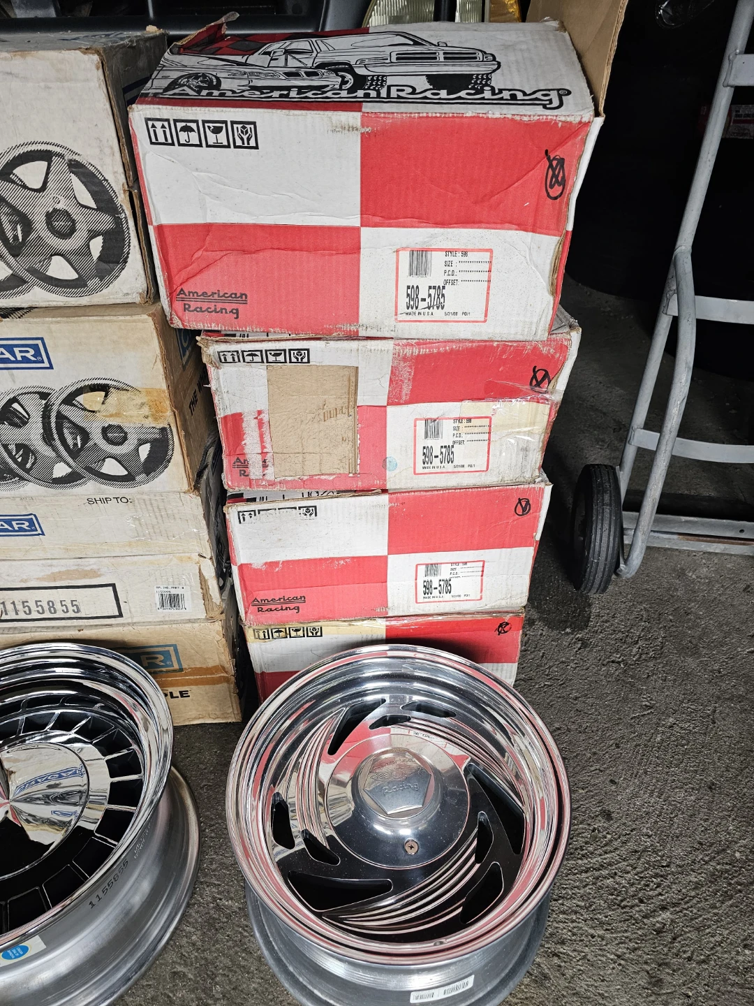 New 15 inch American Racing 5x5.5 5x139.7 rims wheels - photo 2