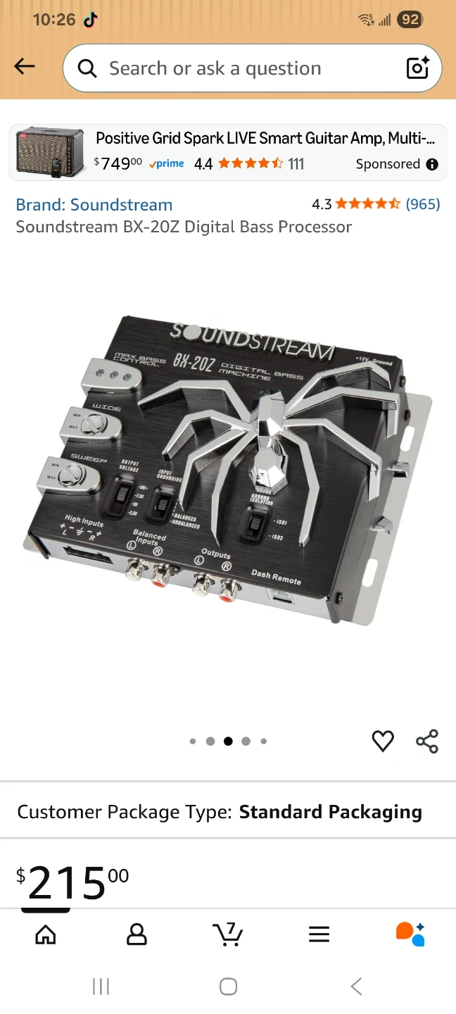Soundstream BX-20Z Digital Bass Processor