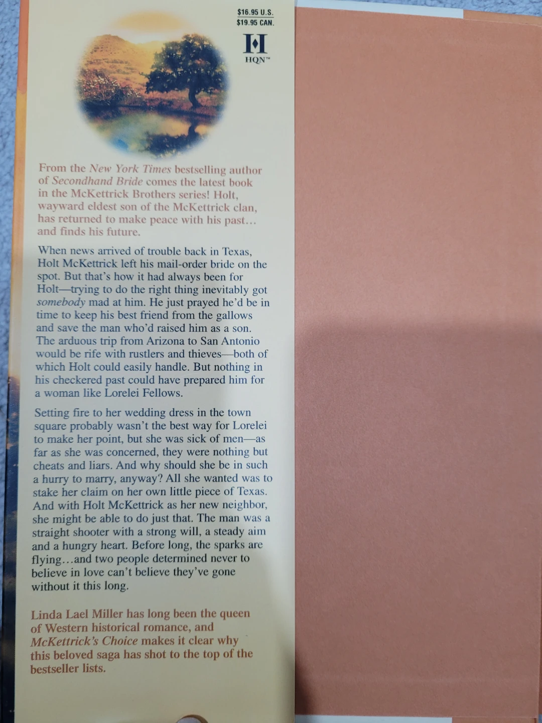 Linda Lael Miller Western Historical Romance Novels (3 Books) - photo 2
