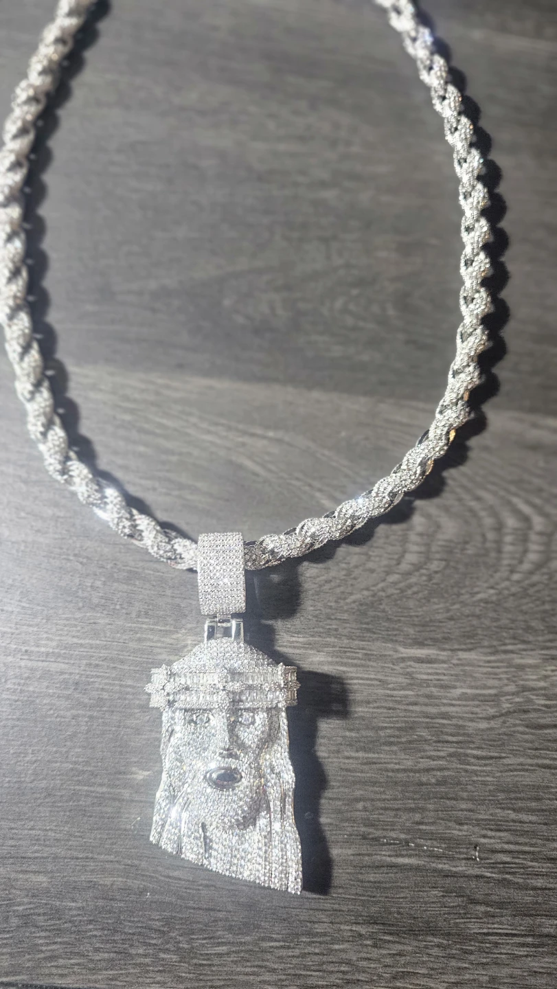 Jesus Piece Pendant Necklace - photo 3