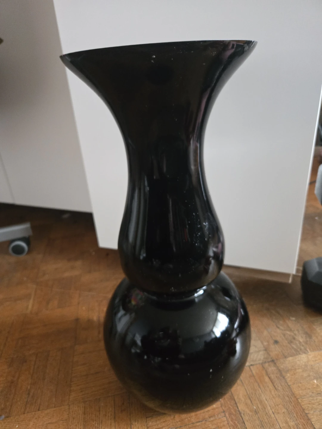 Black Glass Vase
