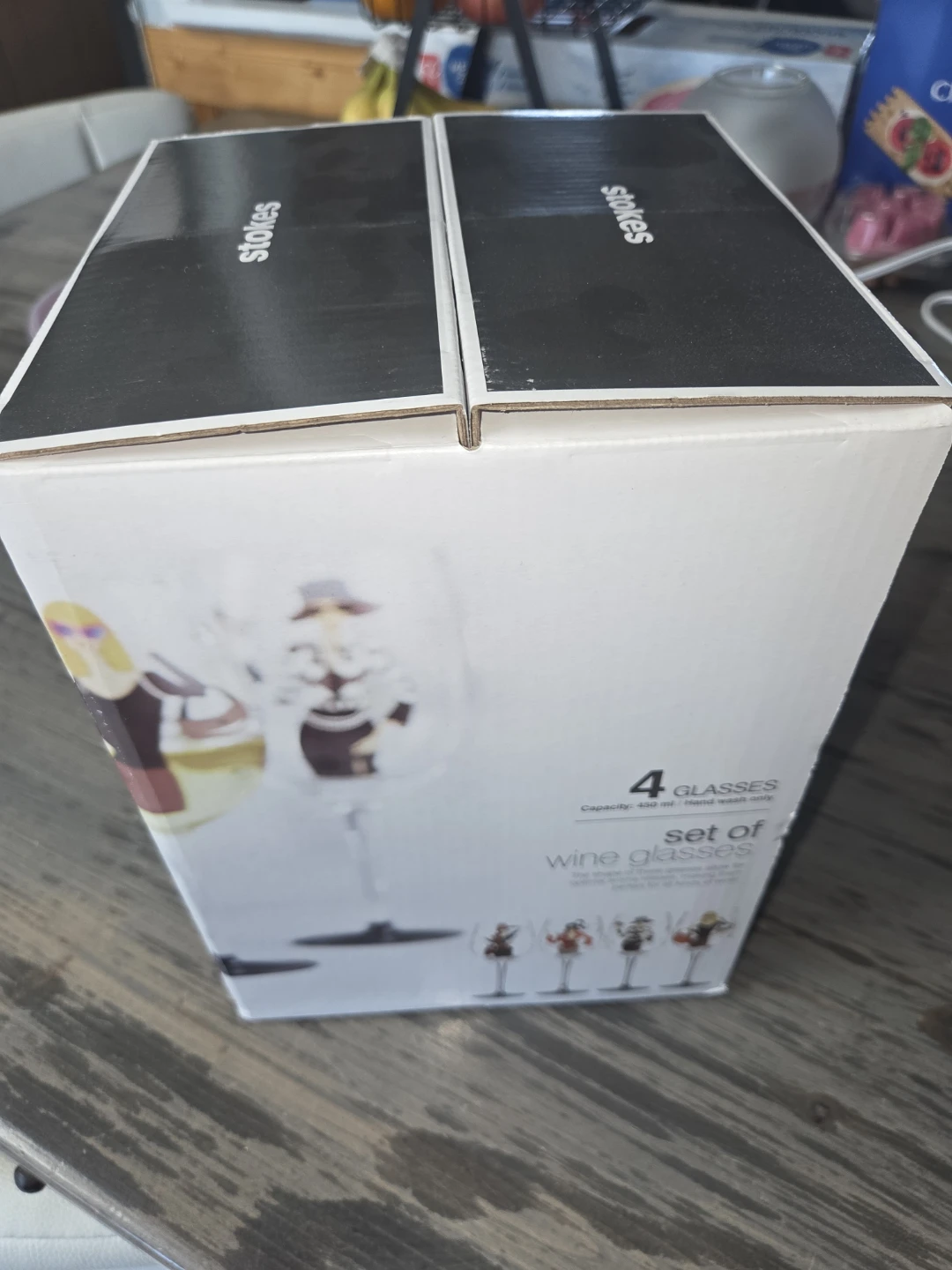 Stokes Set of 4 Chic Wine Glasses - photo 3