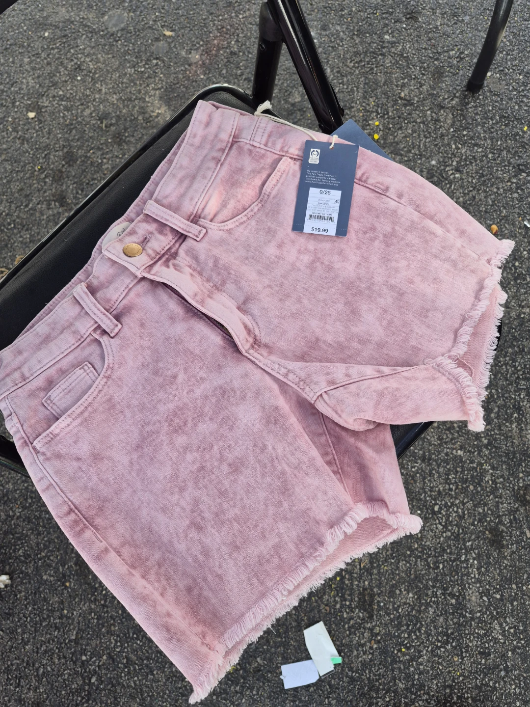 Universal Thread Pink Denim Shorts Size 0/25
