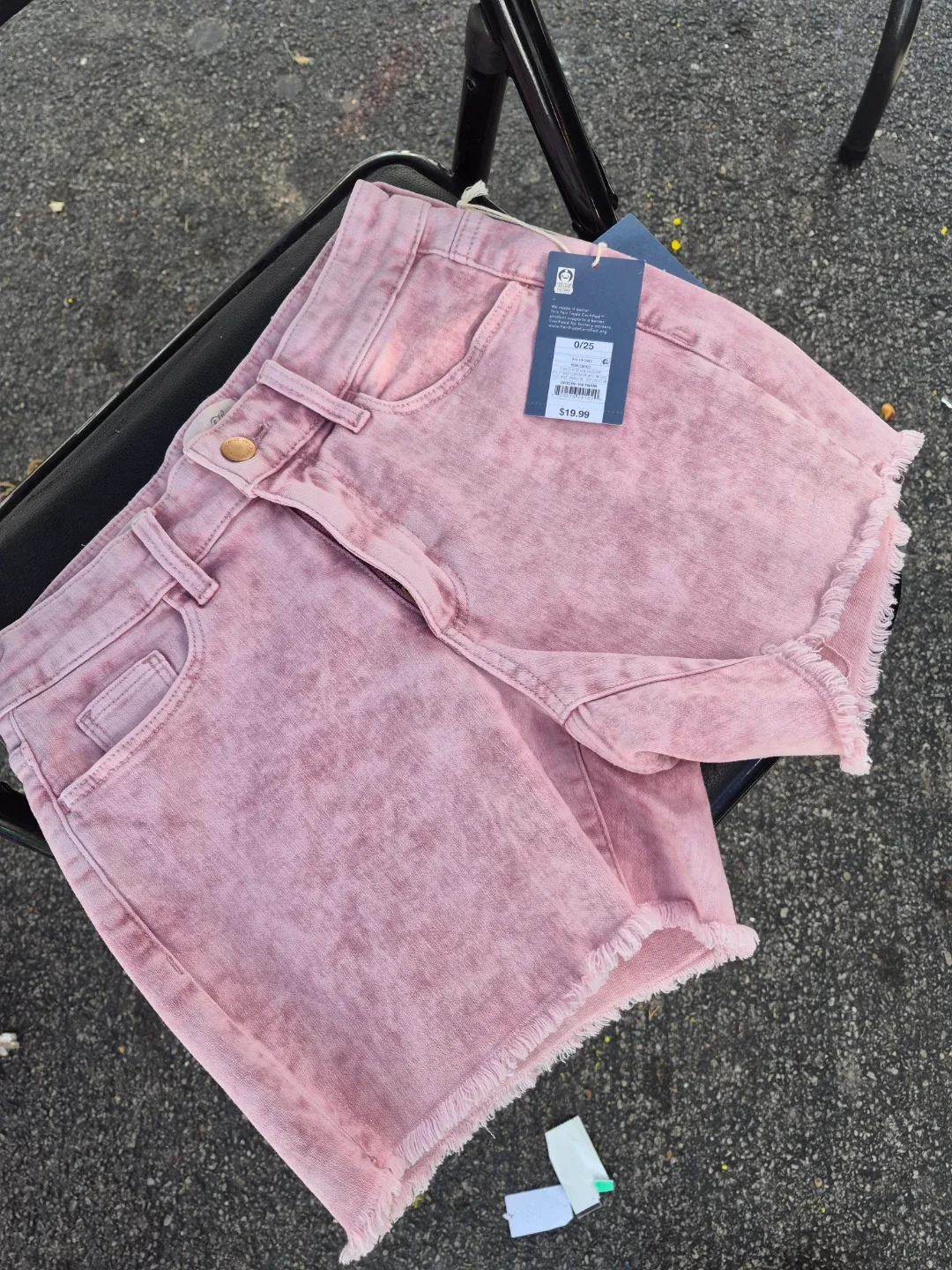 Universal Thread Pink Denim Shorts Size 0/25