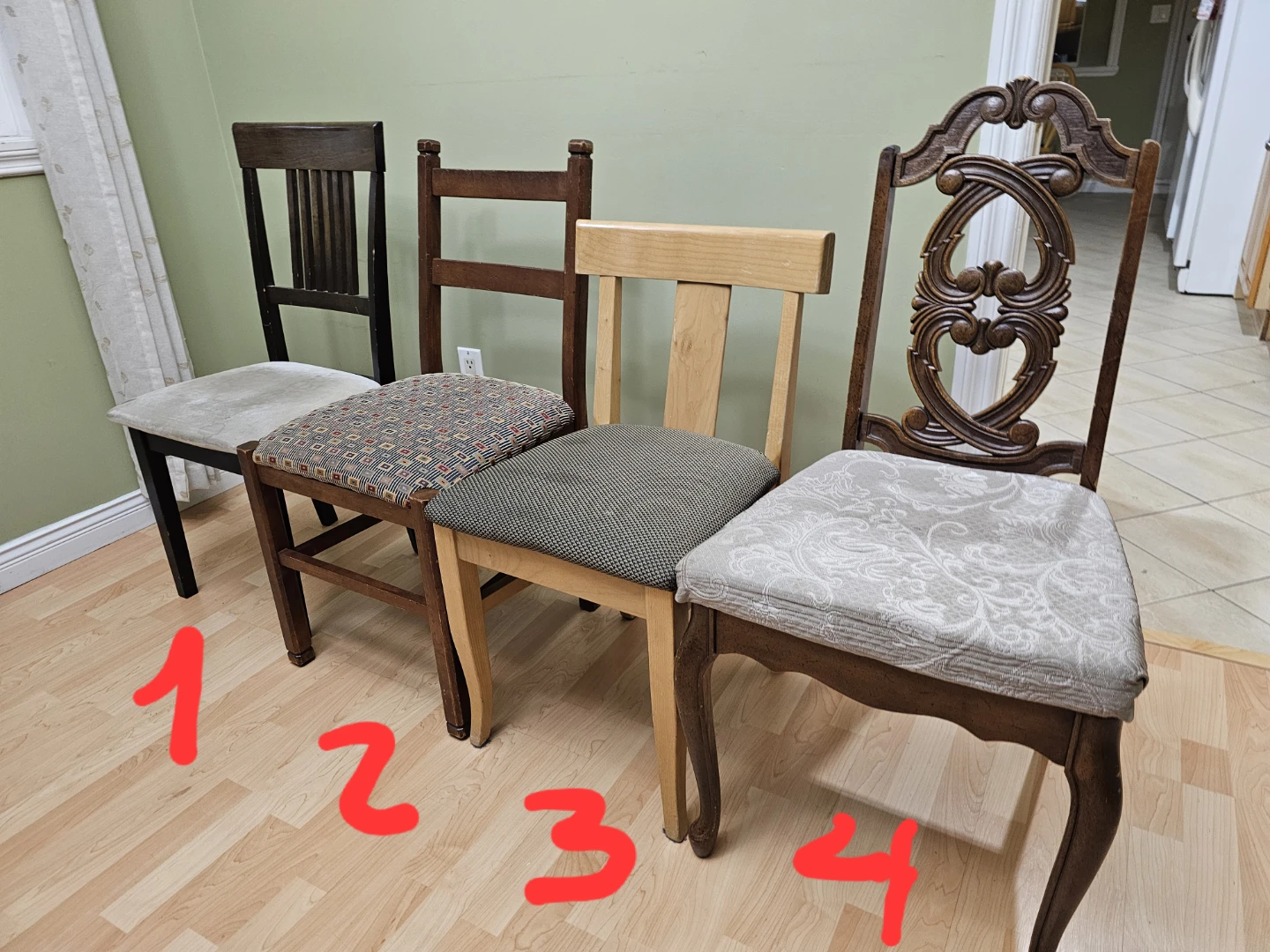 3 Dining Chairs