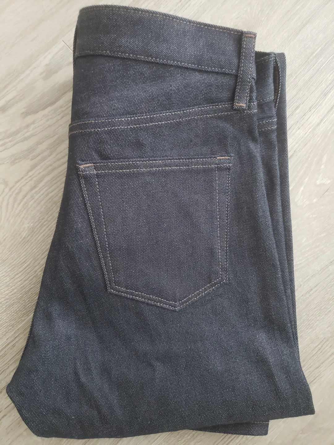 UNIQLO Jeans - Men's Slim Fit Straight Leg Dark Wash Denim - photo 4