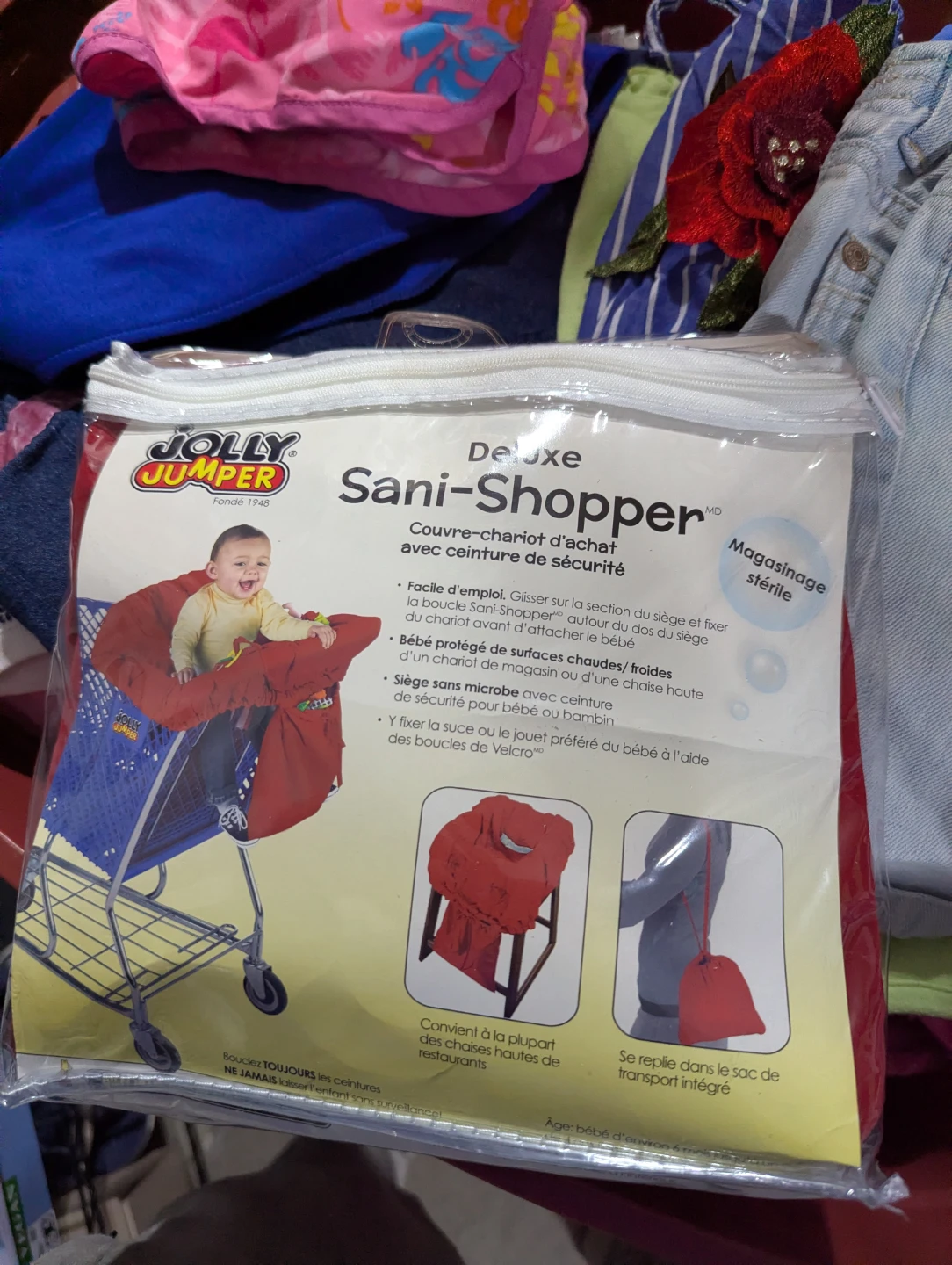 Jolly Jumper Deluxe Sani-Shopper Shopping Cart Cover