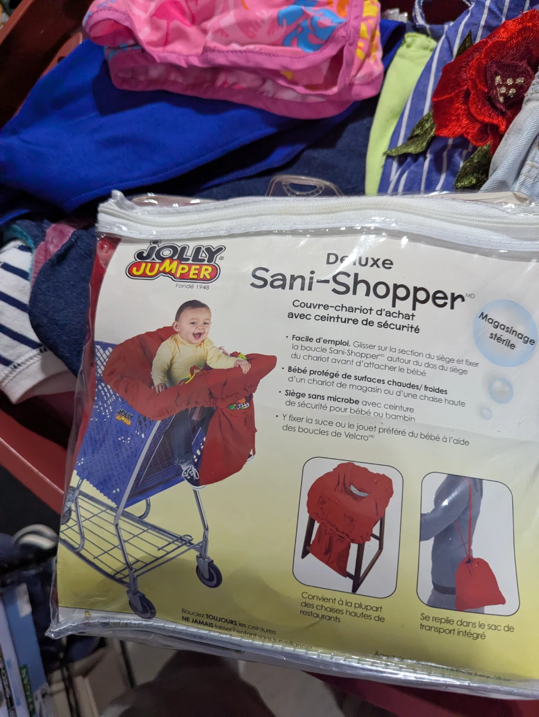 Jolly Jumper Deluxe Sani-Shopper Shopping Cart Cover - photo 2