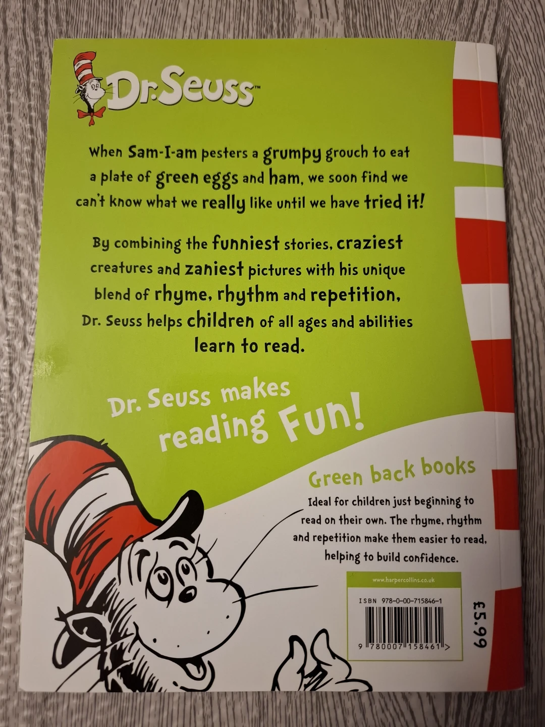 Dr. Seuss Green Eggs and Ham Book - photo 2