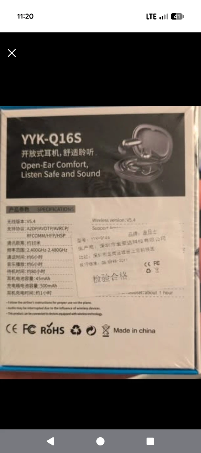 YYK-Q16S Open-Ear Earbuds - photo 2