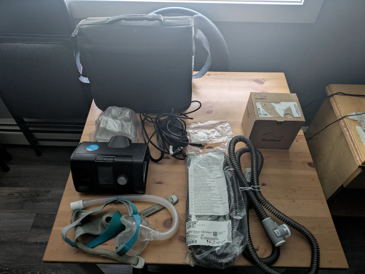 ResMed CPAP Machine with Mask and Accessories - photo 2
