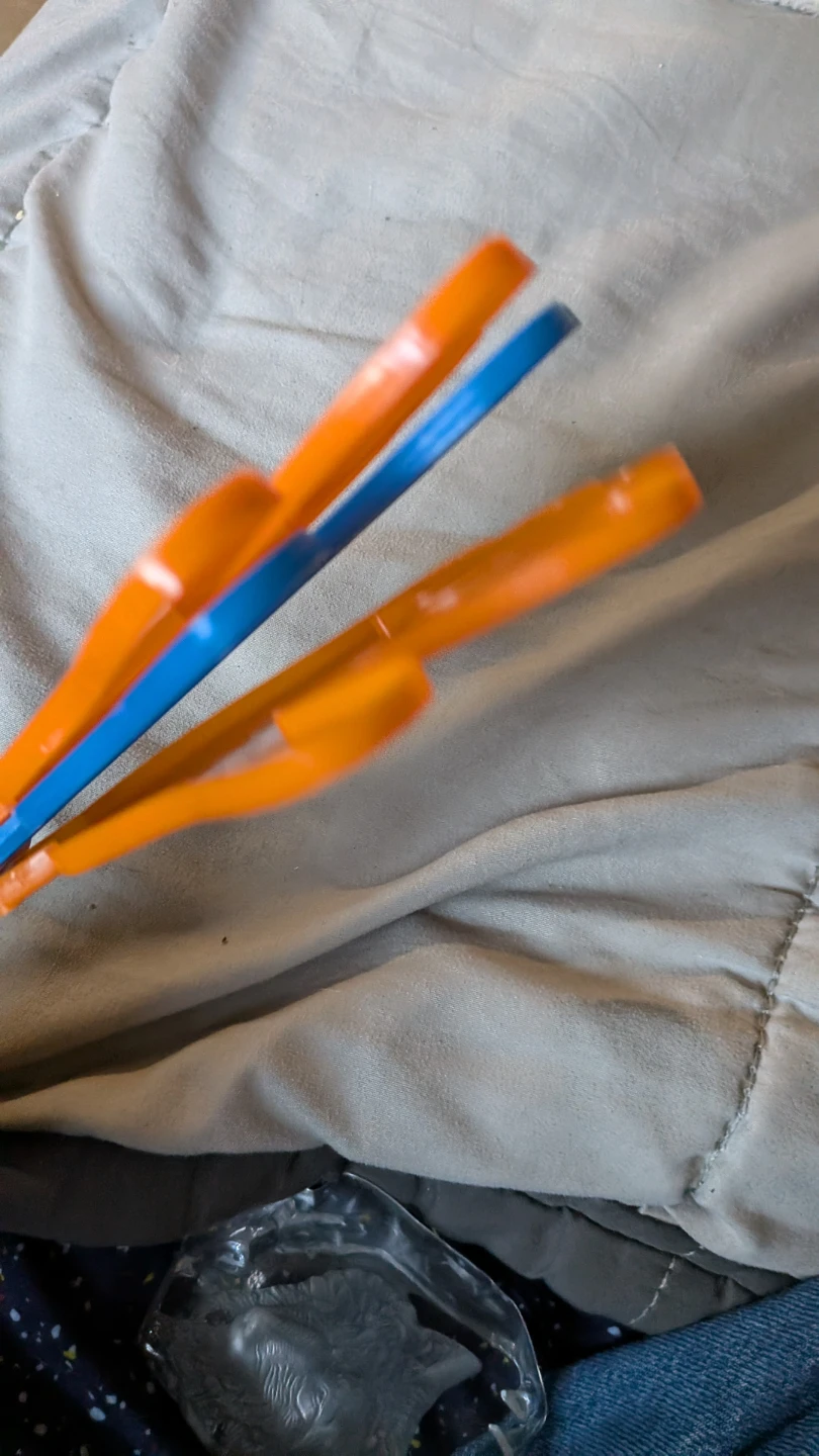 Orange and Blue High Five Hand Clapper Toy - photo 2