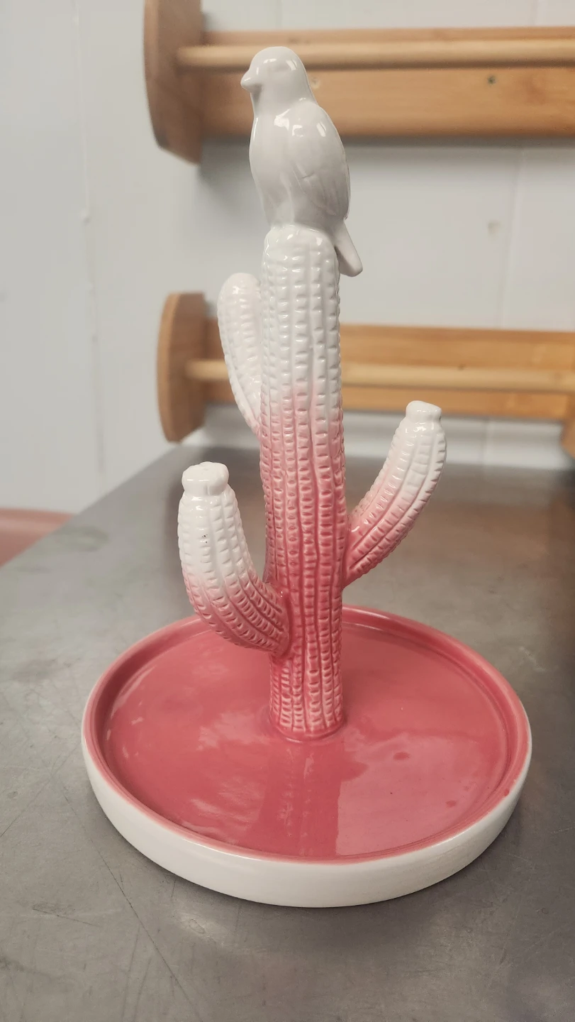 IMM Living Cactus Ring Holder with Bird - photo 2