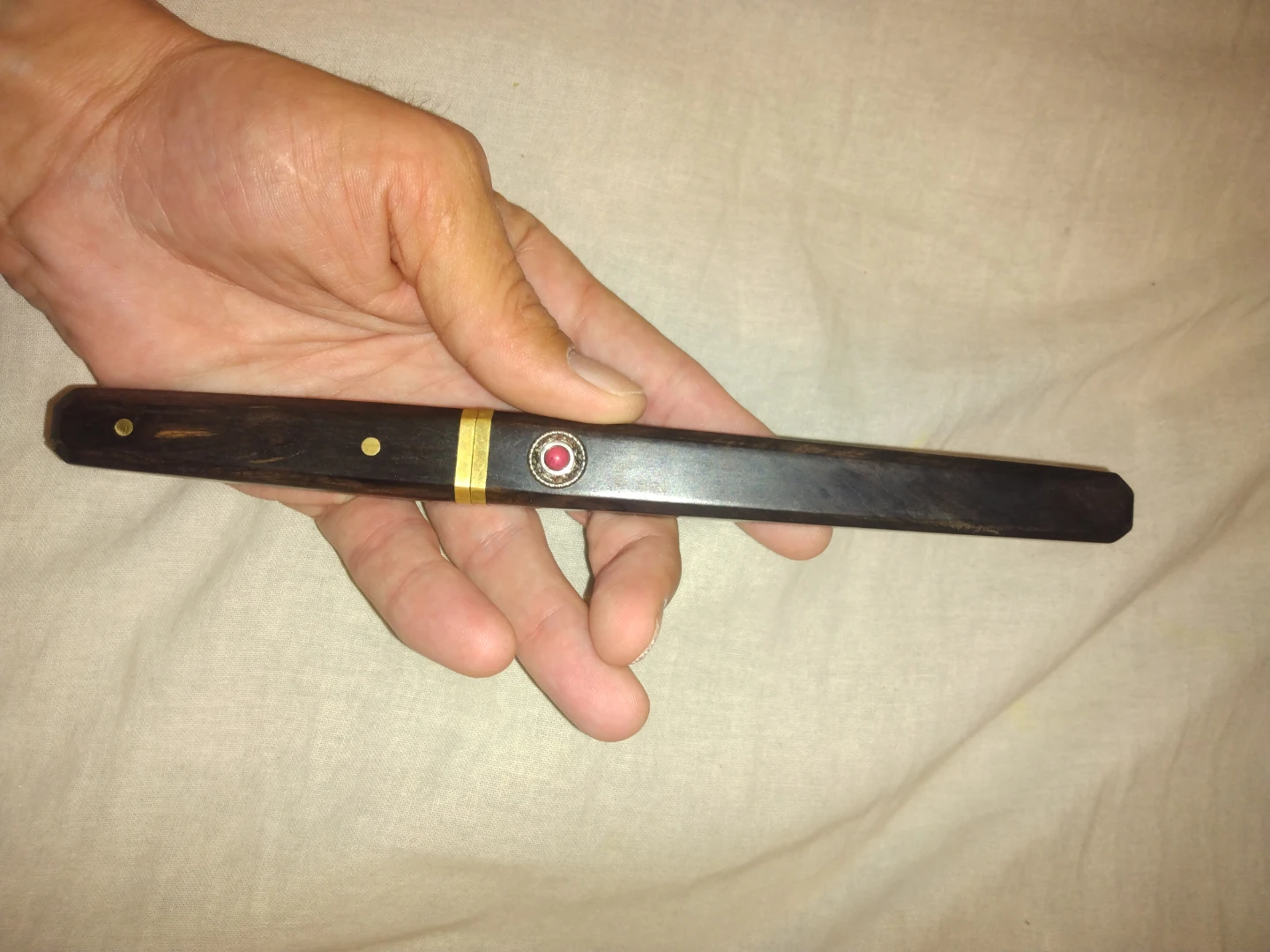 Brand New Damascus Utility Knife with Sheath - photo 3