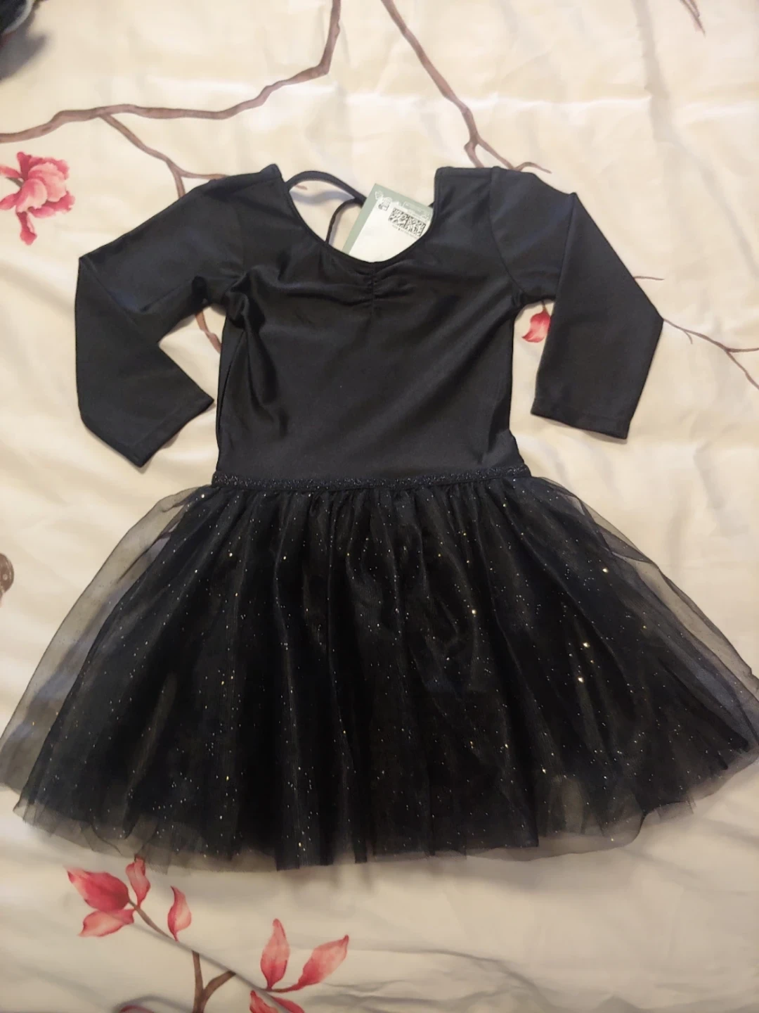 New H&M Black Tutu Leotard Dress with Sparkles